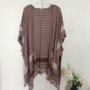 Urban Outfitters Kimchi Blue Brown & Tan Kimono